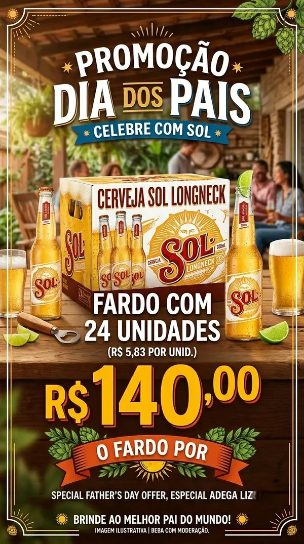 Sol Long 330 ml cx com 24 unidades 