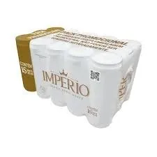 CERVEJA IMPERIO CX 15 LATAS 350 ML