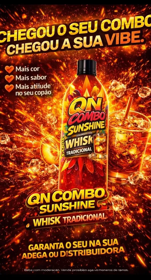 FARDO SANSHINE WHISKY TRADICIONAL 6 UNIDADES 1L (PAGAMENTO SOMENTE A VISTA OU PIX) 