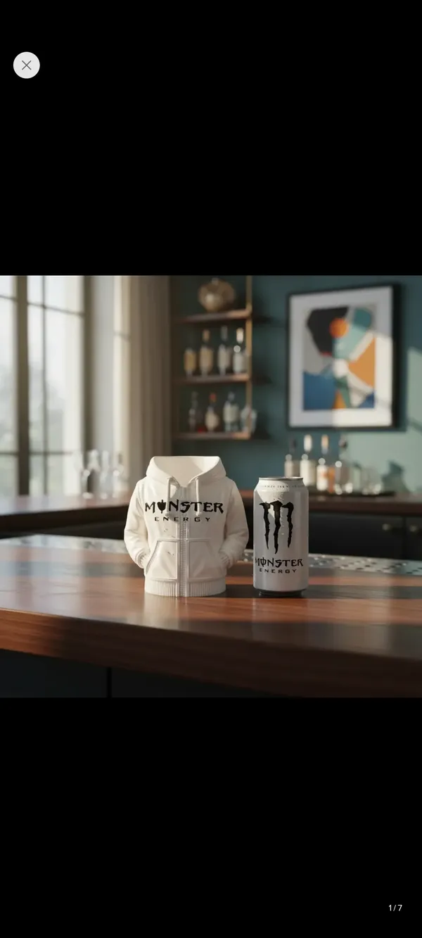 Caneca Personalizada Monster + 1 Lata de Monster 473 ml 