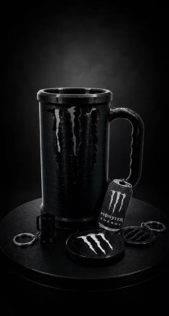 Caneca Personalizada Monster + 1 Lata de Monster 473 ml  - 2