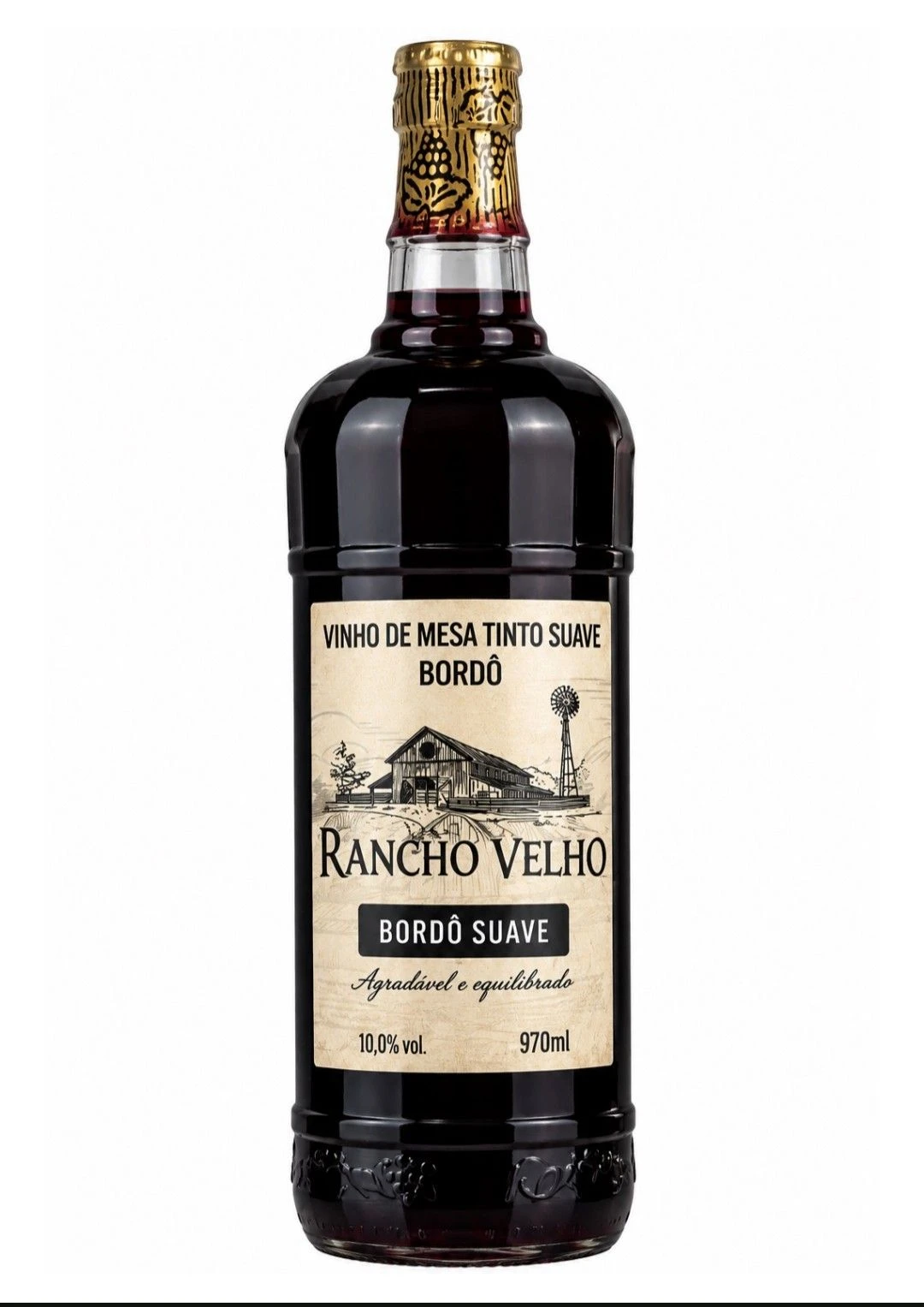 Vinho Tinto Rancho Velho Bordo 970 ml  - 1