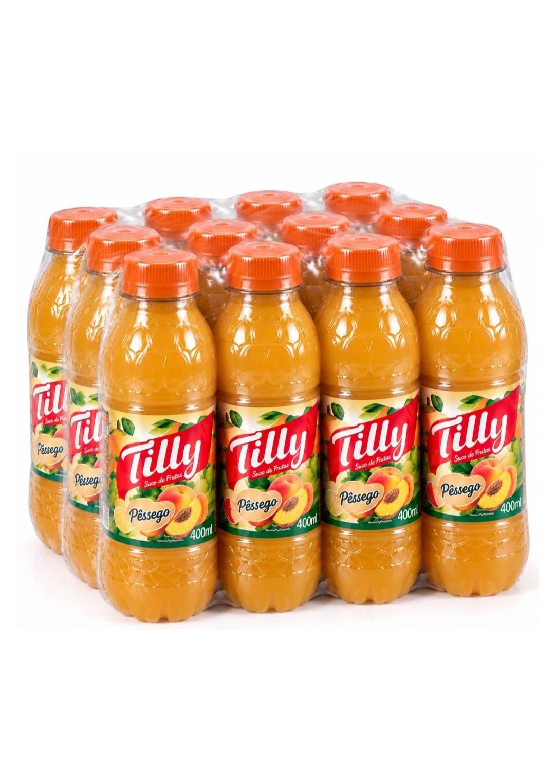 Fardo Suco Tilly Pêssego 12 Unidades 400 ml ( PAGAMENTO DINHEIRO OU PIX)  - 1