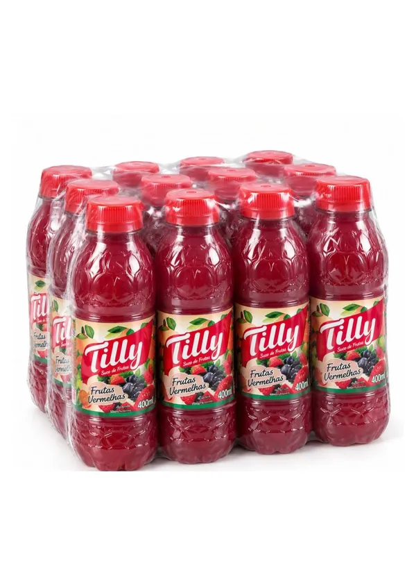 Fardo Suco Tilly Frutas Vermelhas 12 Unidades 400 ml ( PAGAMENTO DINHEIRO OU PIX) 