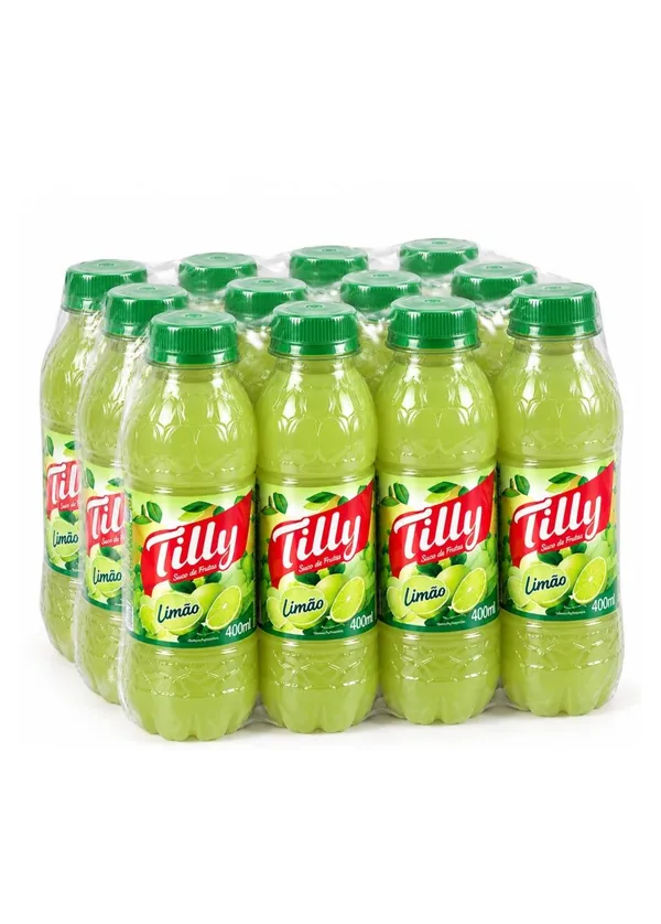Fardo Suco Tilly Limão 12 Unidades 400 ml ( PAGAMENTO DINHEIRO OU PIX) 