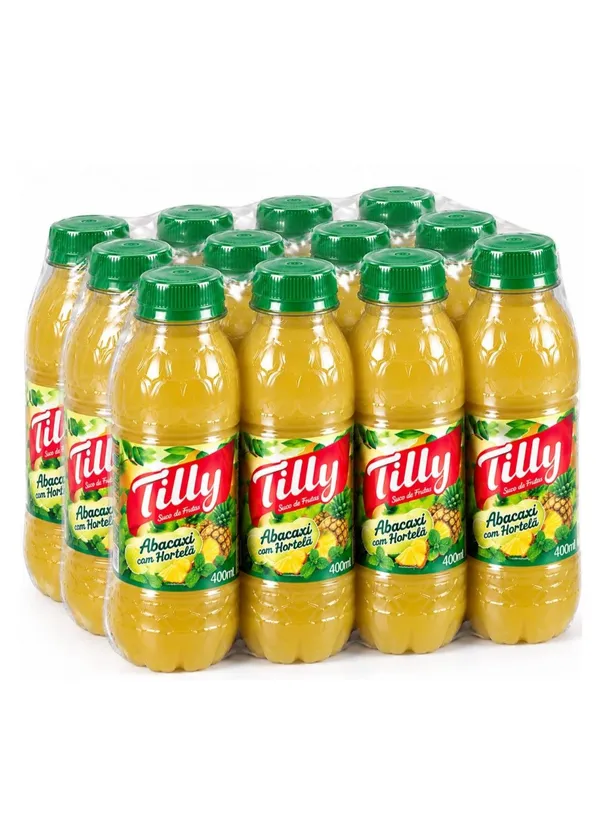 Fardo Suco Tilly Abacaxi Com Hortelã 12 Unidades 400 ml ( PAGAMENTO DINHEIRO OU PIX) 