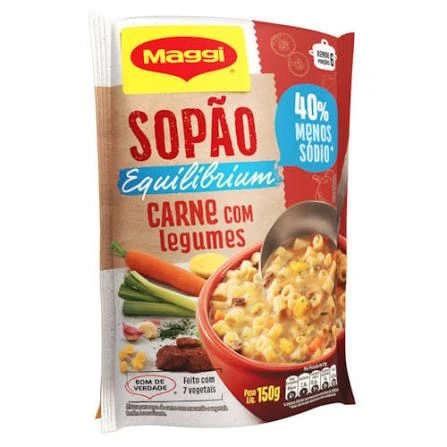 SOPÃO CARNE MENOS SÓDIO 150g - 1