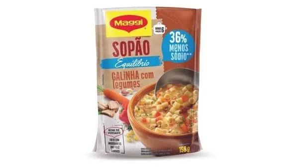 SOPÃO GALINHA MENOS SÓDIO 150g
