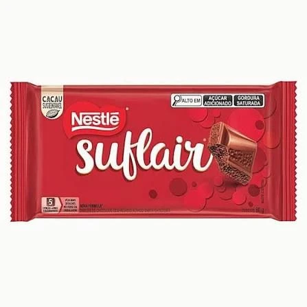 CHOCOLATE SUFLAIR AO LEITE NESTLÉ 80g - 1