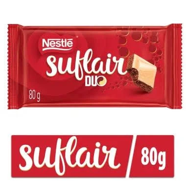 CHOCOLATE SUFLAIR DUO AO LEITE NESTLÉ 80g - 1
