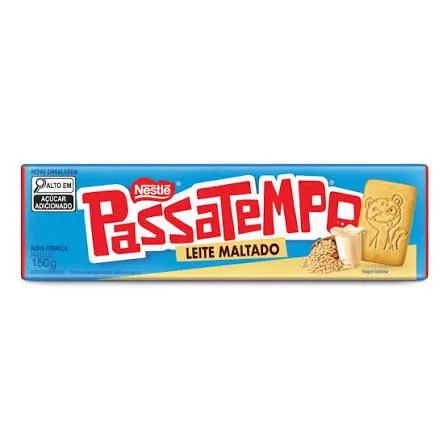 PASSATEMPO BISCOITO AO LEITE MALTADO 150g