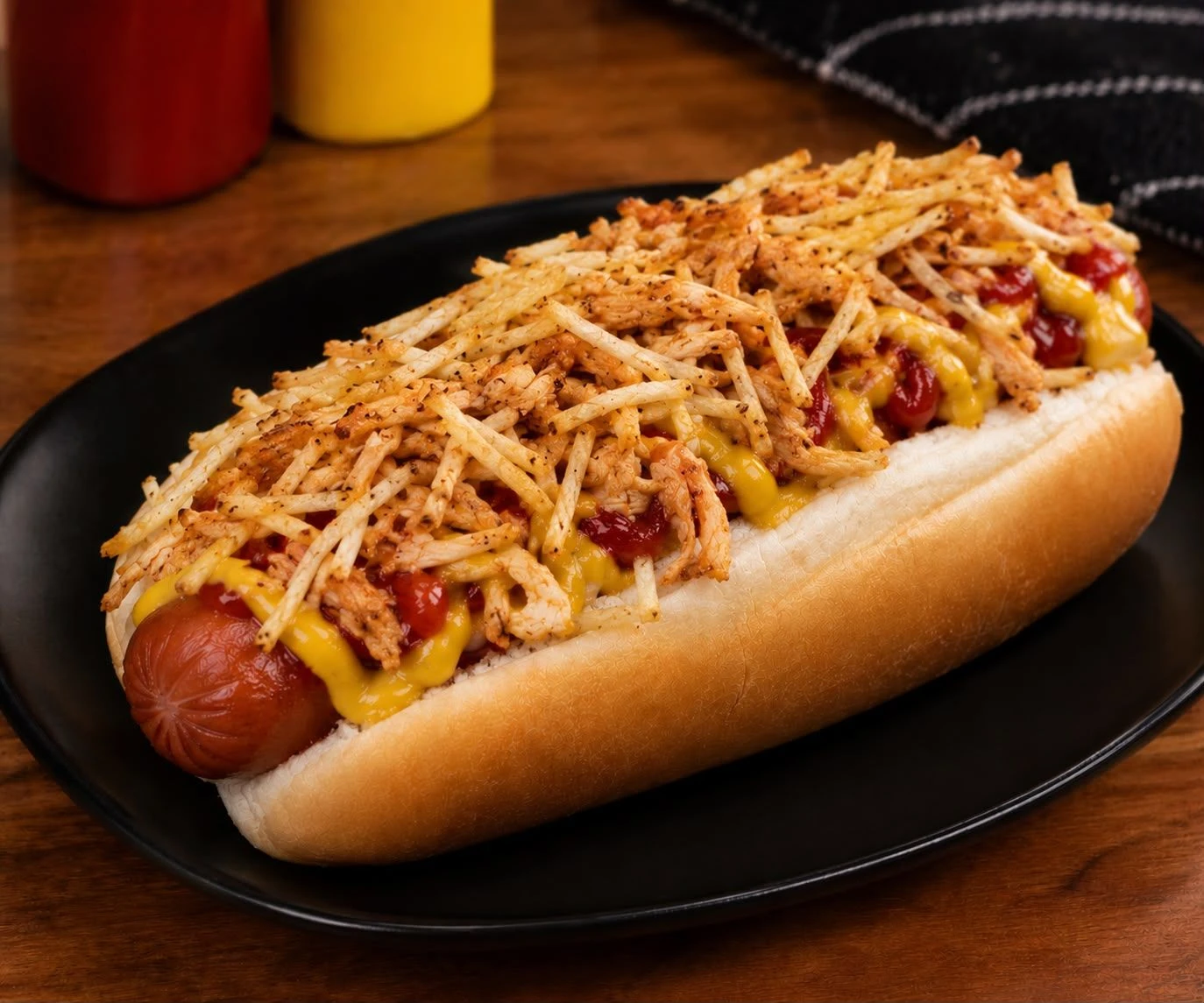 HOT DOG SIMPLES COM FRANGO - 1