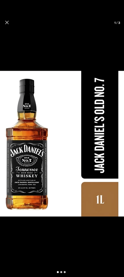 Jack Daniel's Tradicional 1L - 1