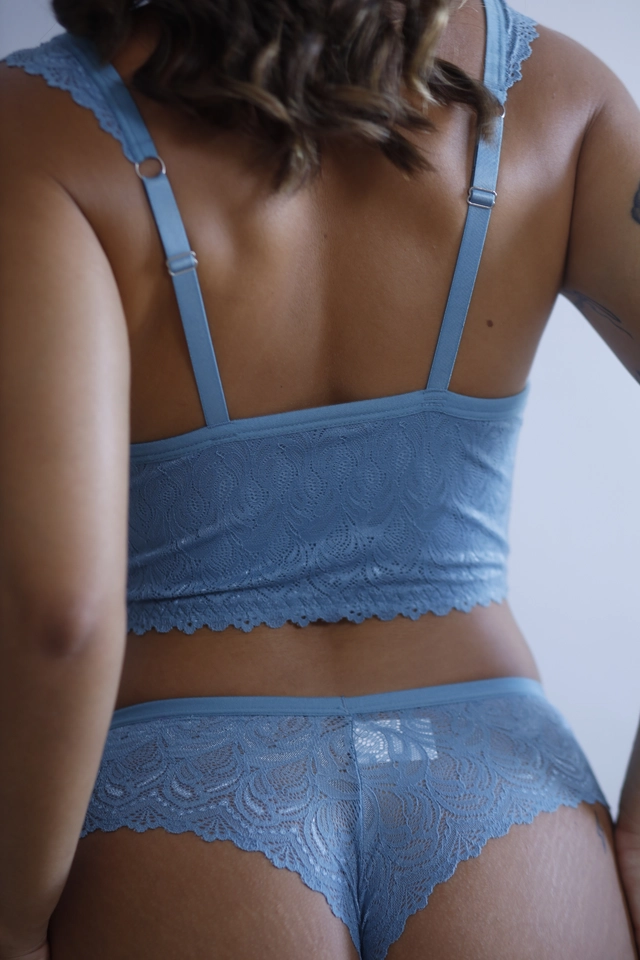 Corset Dalila Azul  - 4