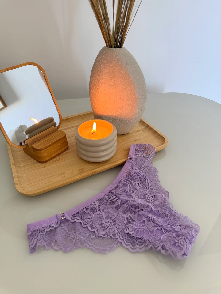 Calcinha Aline Lilas - 1