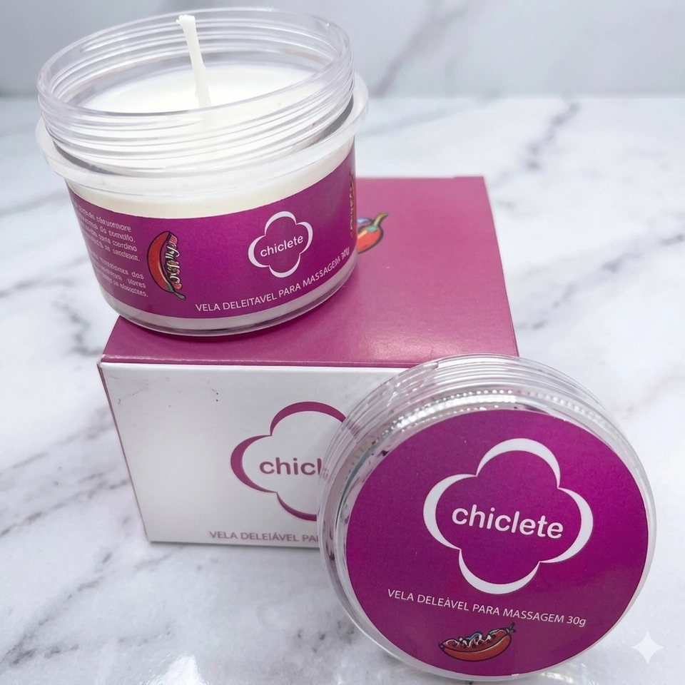 Vela Beijável Chiclete - 1