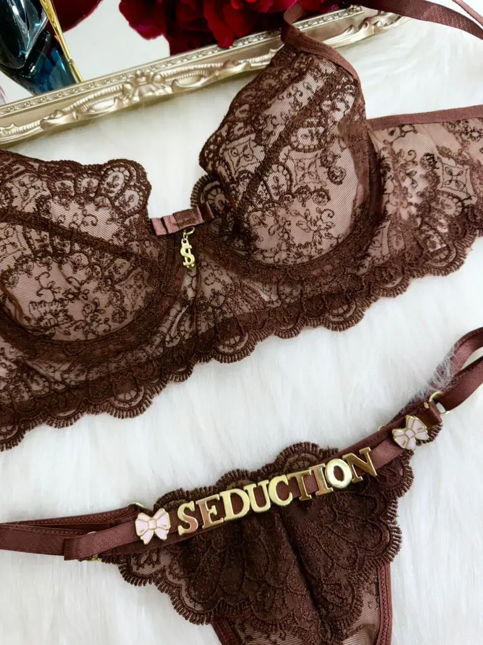 Conjunto Sedução Personalizável Marron - 2