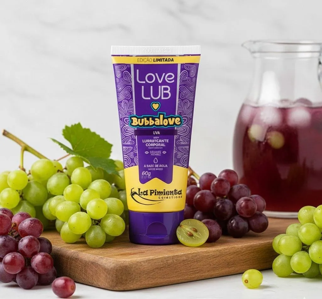 Lubrificante Íntimo Love Lub Bubbalove Uva– La Pimienta - 1