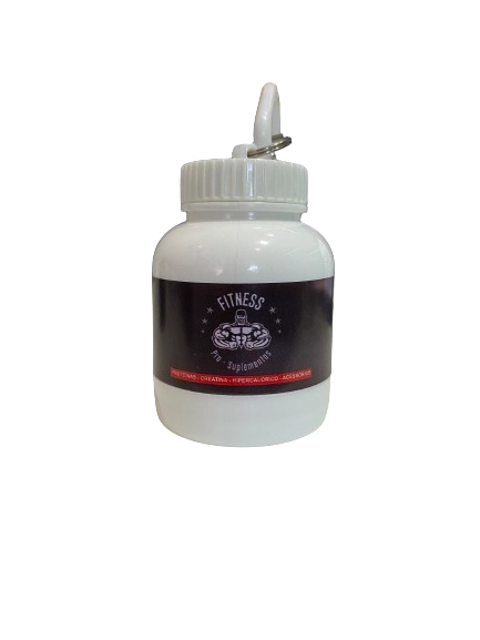 Chaveiro Whey Container Porta Proteína Suplemento Prottector Cor Fumê - imagem 2