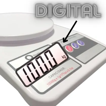 Balança De Cozinha Digital 10kg Quality House - imagem 5