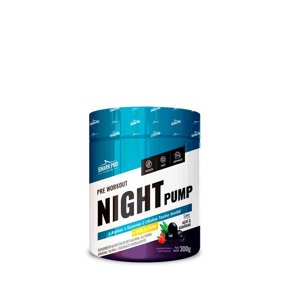 Pré Treino NIGHT PUMP 300g - Shark Pro  - imagem 1