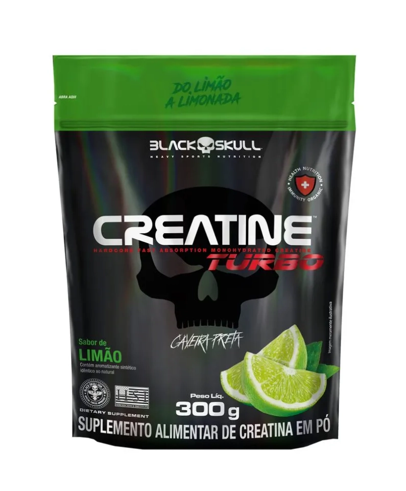 CREATINE TURBO refil - 300G Black Skull - 3