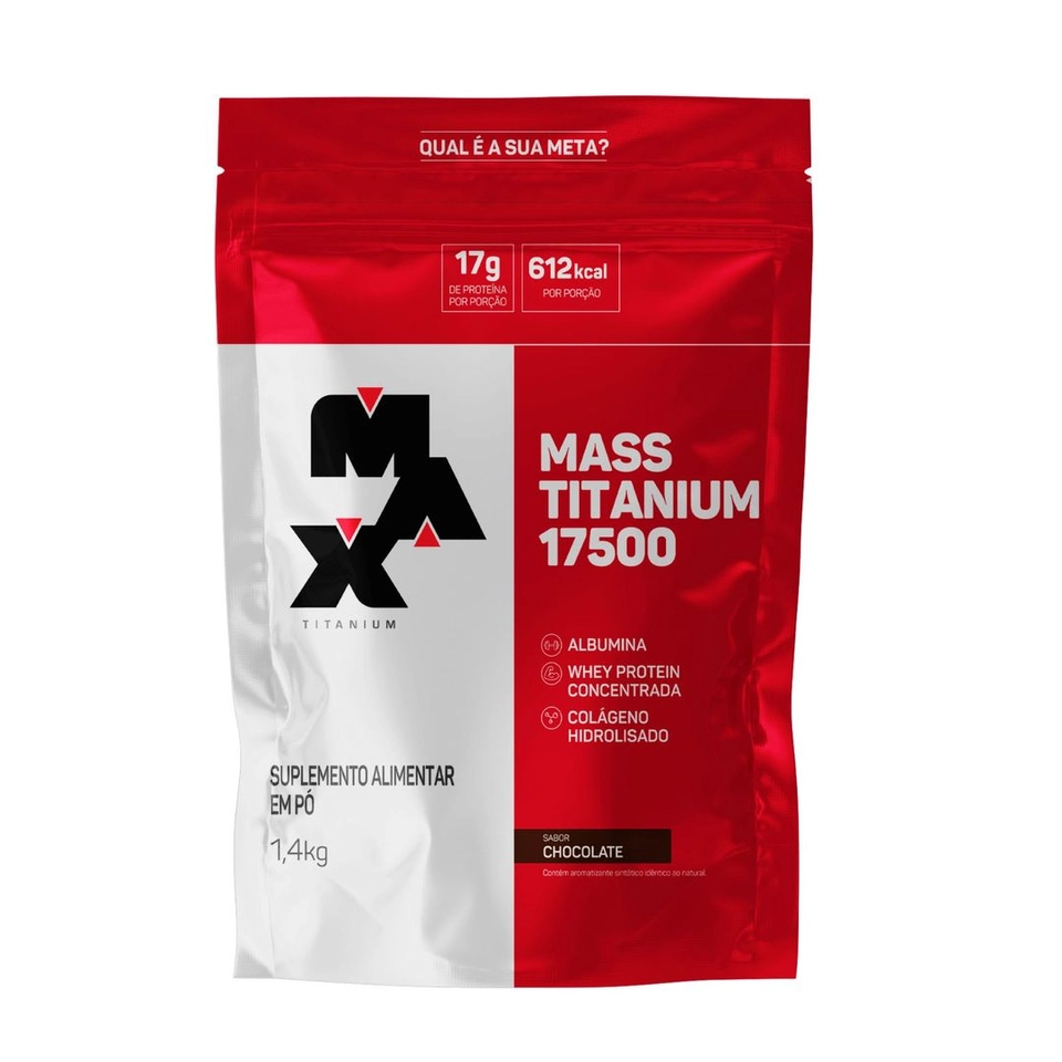 Hipercalórico Refil 1,4Kg Mass Titanium  - imagem 1