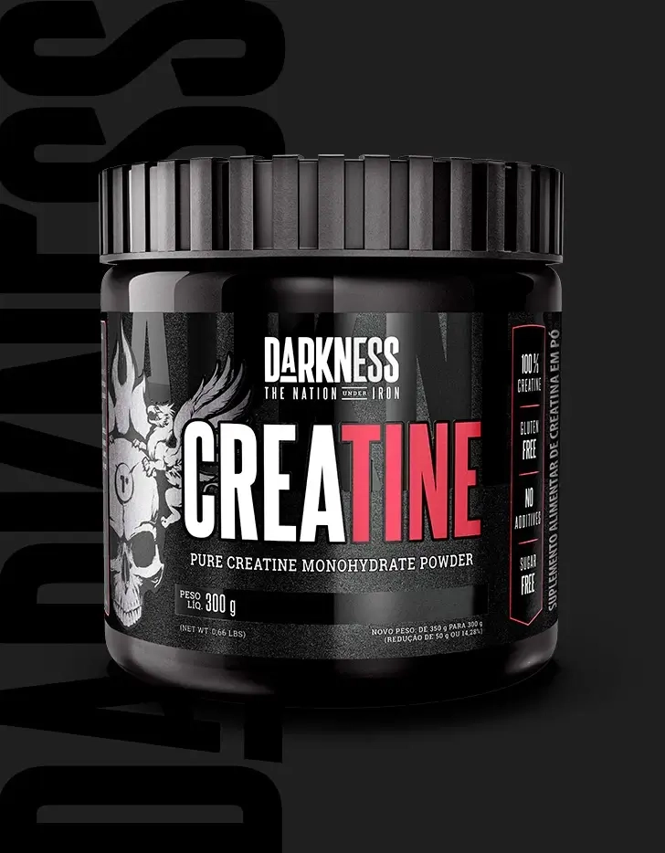 Creatina 300g pura Darkness/ Integralmedica  - 2