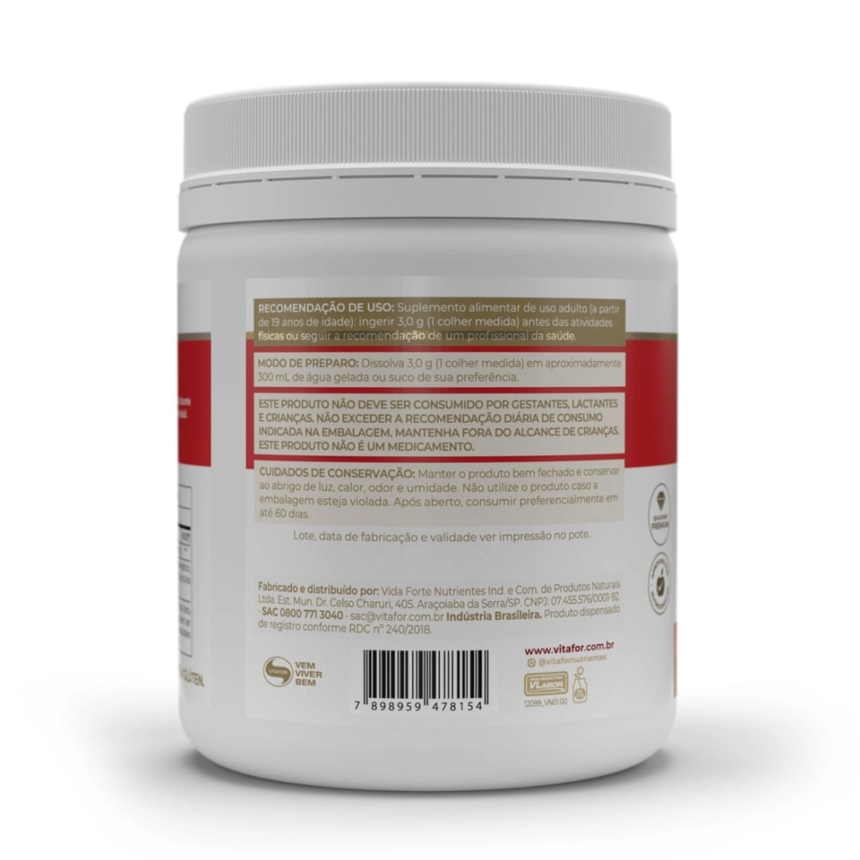            Creatine - 300g - Vitafor - imagem 2