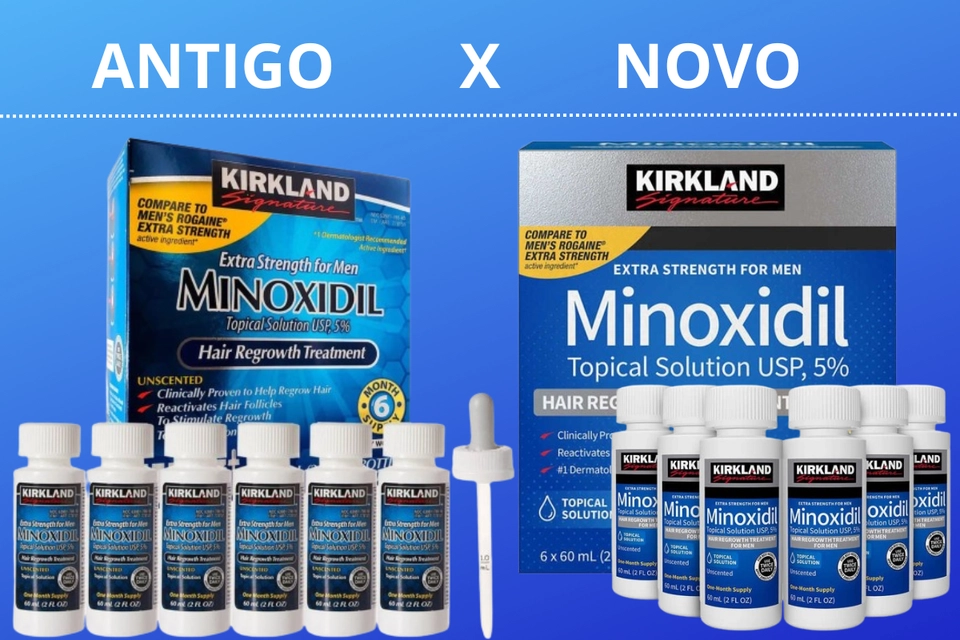 Minoxidil Kirkland 5% (1 unidade) SEM CONTA GOTAS - MADE IN ISRAEL- Nova Embalagem

 - imagem 2