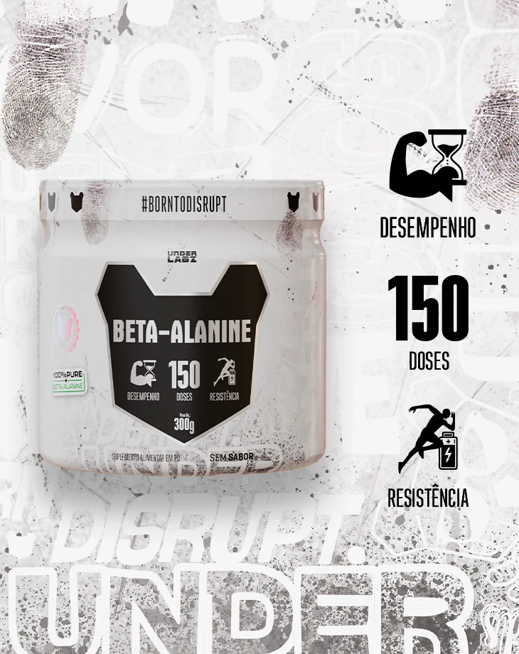 BETA ALANINE BORNTODISRUPT 300G – Underlabz - imagem 2