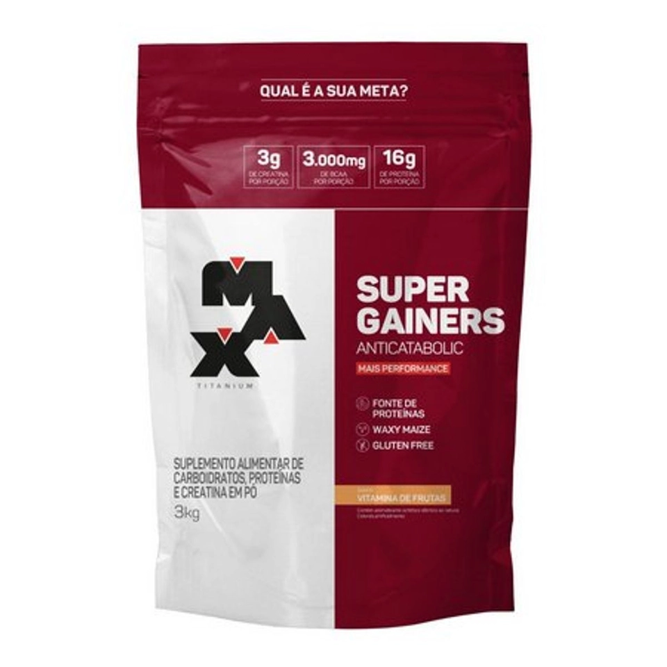 Super Gainers Refil 3Kg - Max Titanium - imagem 5