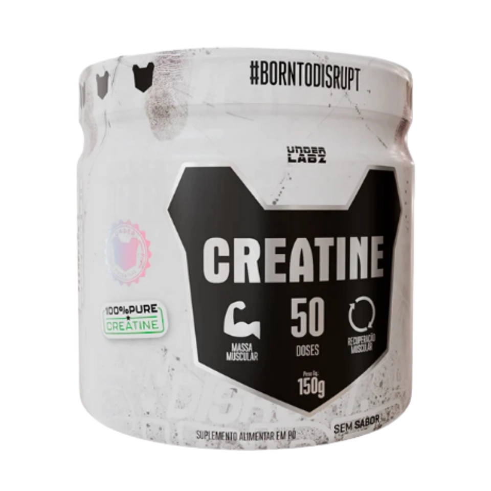 Creatina BornToDisrupt Pote Com 150g Under Labz - imagem 1