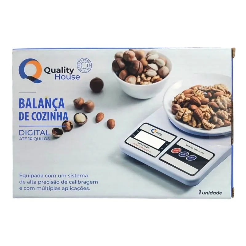 Balança De Cozinha Digital 10kg Quality House - imagem 2