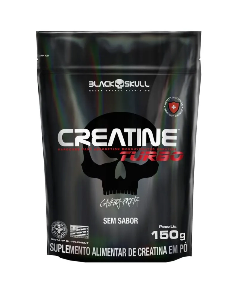 CREATINE TURBO - REFIL 150G Black Skull - 1
