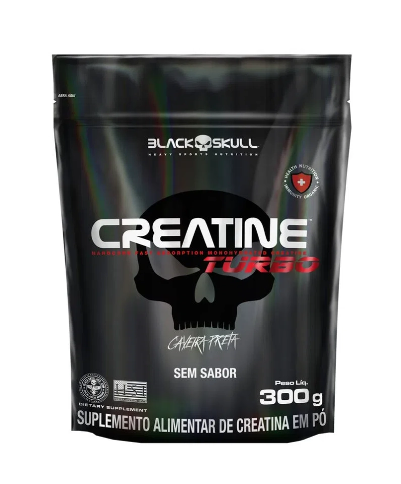 CREATINE TURBO refil - 300G Black Skull - 1