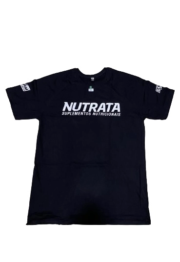 Camiseta Preta The Real Life (100% Algodão) Nutrata - imagem 5