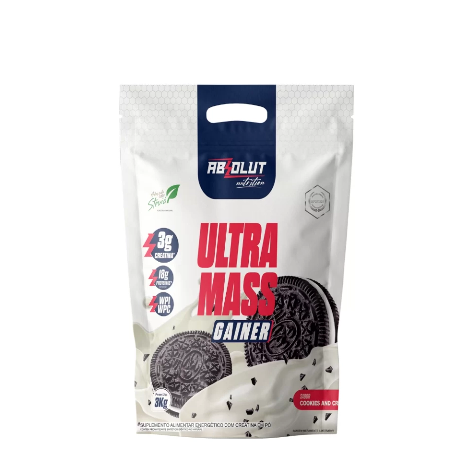 Hipercalórico Ultra Mass Gainer 3kg – Absolut Nutrition - imagem 1