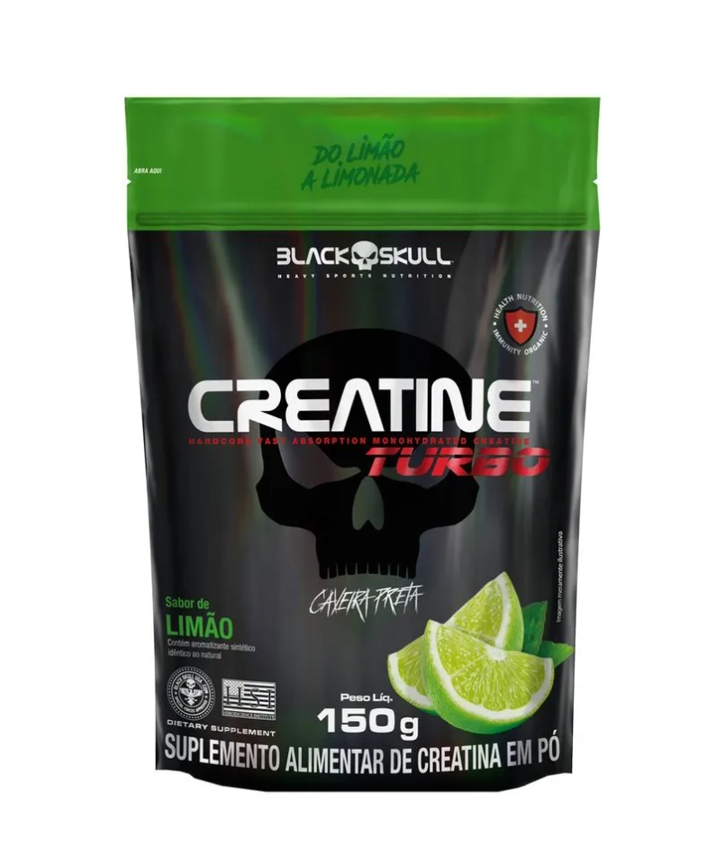 CREATINE TURBO - REFIL 150G Black Skull - 3