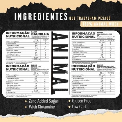100% WHEY PROTEIN – ANIMAL WHEY PROTEIN – UNIVERSAL NUTRITION  - imagem 5