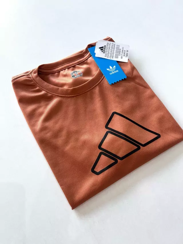 Camisa Dri Fit Adidas BIG Vazado - Marrom - imagem 2