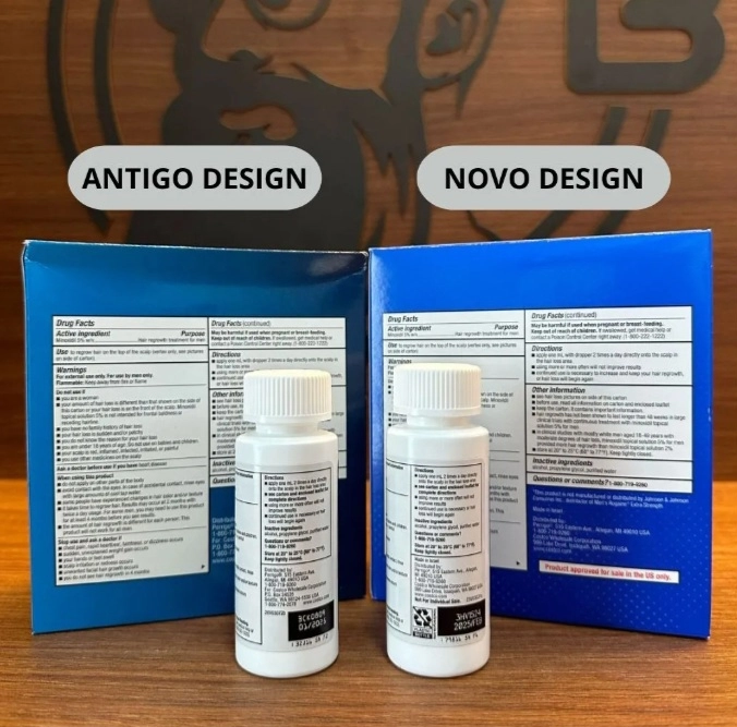 Minoxidil Kirkland 5% (02 UNIDADES) COM CONTA GOTAS - MADE IN ISRAEL- Nova Embalagem 2025 - imagem 2
