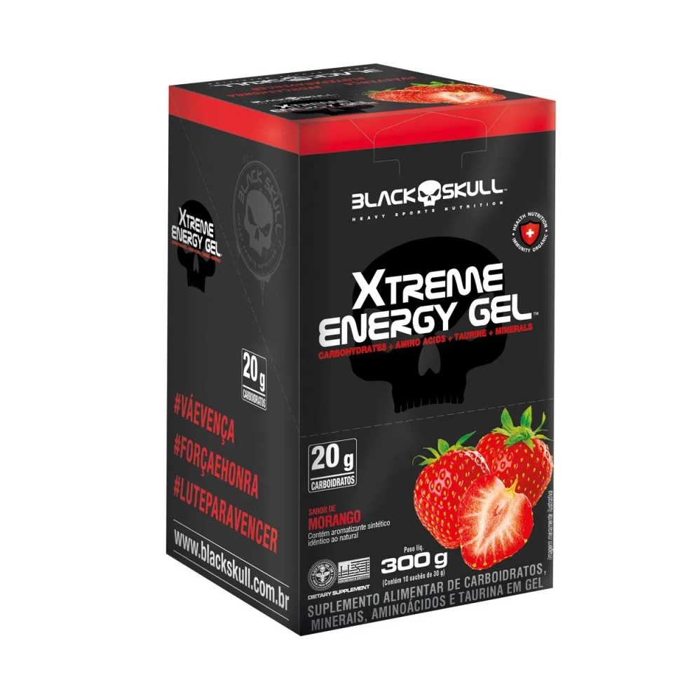 XTREME ENERGY GEL DISPLAY C/ 10 BLACK SKULL - imagem 3