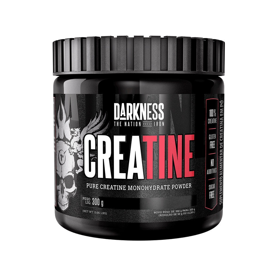 Creatina 300g pura Darkness/ Integralmedica  - 1