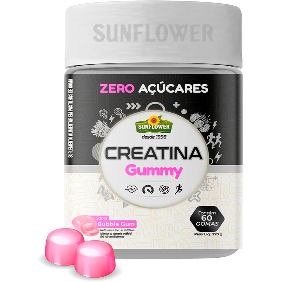 Creatina em Gomas Sunflower - Zero Açúcar - imagem 2
