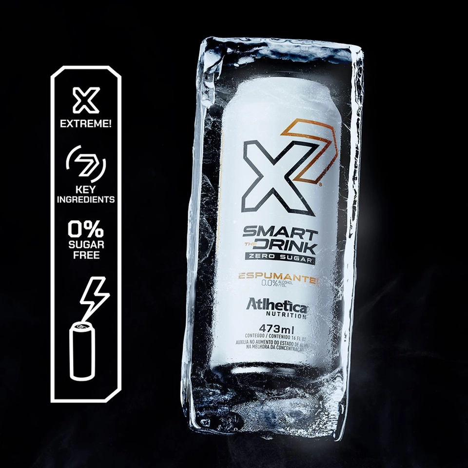 Energético X7 Smart The Drink 473ml

Athletica Nutrition  - imagem 5