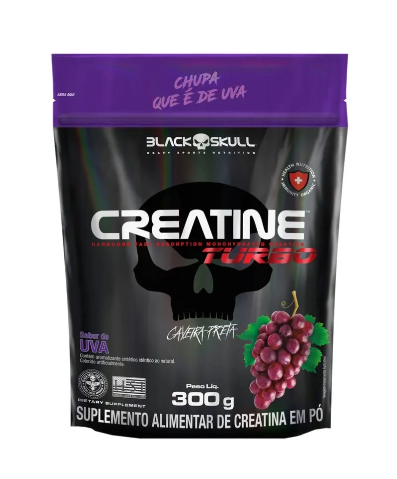 CREATINE TURBO refil - 300G Black Skull - 4