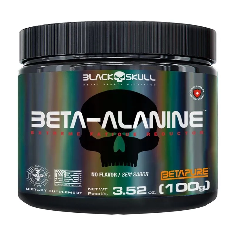 BETA-ALANINE BLACK SKULL - 100G - imagem 1