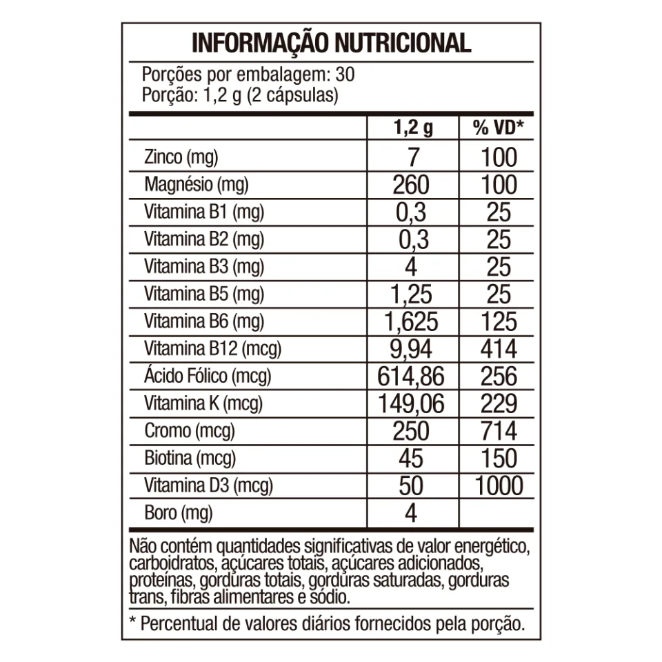 TESTOMIL NOVA FÓRMULA COM BORO 60 CÁPS - imagem 2