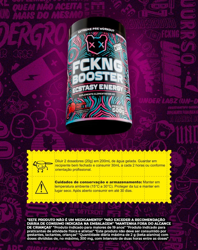 FCKNG BOOSTER 300G - UNDER LABZ  - imagem 3